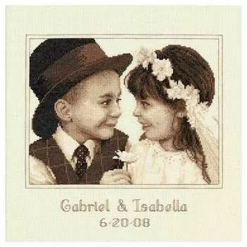 35192-DMS Набор для вышивания Dimensions 'Первая любовь', 28x28 см