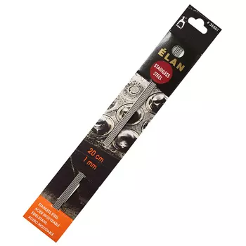 35501 Спицы вязальные чулочные ELAN 1,00мм*20см, сталь, 5шт PONY