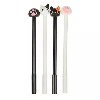 3567738 Ручка гелевая-прикол МИКС Котик/Лапка