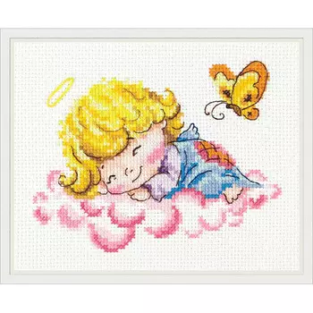 35-10 Набор для вышивания 'Чудесная игла' 'Милый ангелочек', 14*10 см