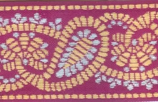 3616 Тесьма жаккардовая, 40 мм*16,4 м, Astra&amp;Craft