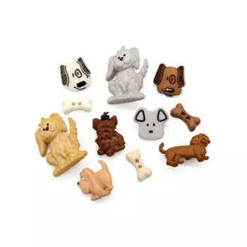 369, Пуговицы-фигурки. Собачка Dress It Up