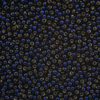 (37110) 331-19001-10/0 Бисер прозрачный с серебр.центром 10/0, круг.отв., 20гр Preciosa