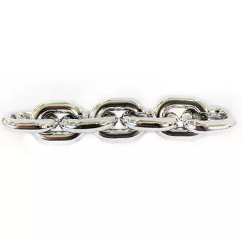 3782 Цепь, 10см, размер звена 24х17мм (серебро)