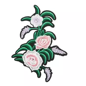 3783597 Термоаппликация цветы 16*11см 5шт/упак