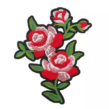 3783601 Термоаппликация цветы 16,5*12см