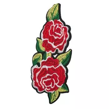 3783605 Термоаппликация розы 20*8см