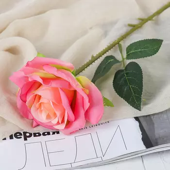 3794242 Цветы искусственные 'Роза Гран При' 7*46 см, розовый