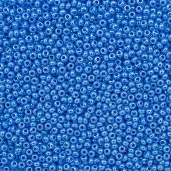 (38020) 331-19001-10/0 Бисер непрозрачный с жемчужным покрытием 10/0, круг.отв., 20гр Preciosa