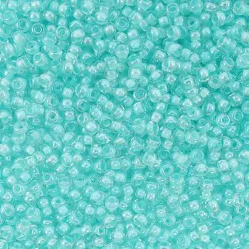 (38155) Бисер прозрачный с цв.центром 10/0, круг.отв., 50г, Preciosa