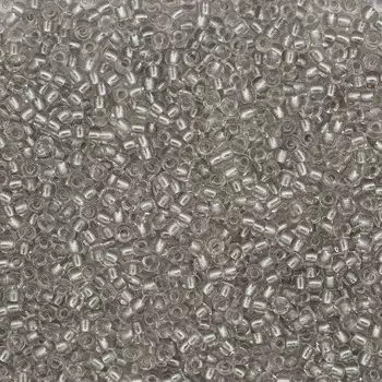 (38249) 331-19001-10/0 Бисер прозрачный с перламутр. цвет. центром 10/0, круг.отв., 20гр Preciosa