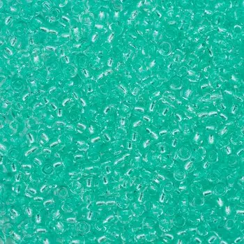 (38258) 331-19001-10/0 Бисер прозрачный с жемчужным центром 10/0, круг.отв., 20гр Preciosa