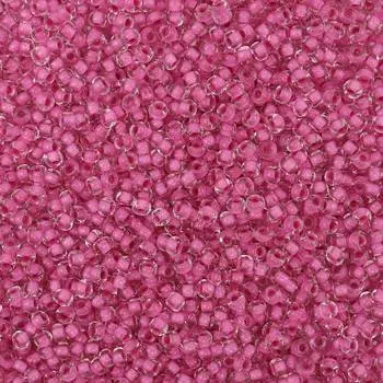 (38325) Бисер прозрачный с цв.центром 10/0, круг.отв., 50г, Preciosa