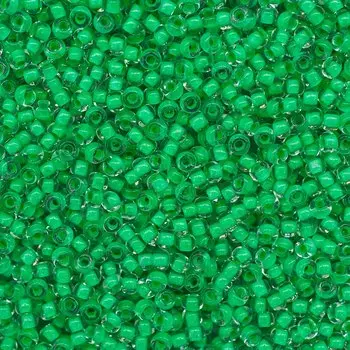 (38356) 331-19001-10/0 Бисер прозрачный с цветным центром 10/0, круг.отв., 20гр Preciosa