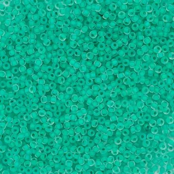 (38358) 331-39001-10/0 Бисер прозрачный матовый с цв. центром 10/0, круг.отв., 20гр Preciosa