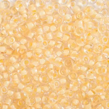 (38381) 331-19001-10/0 Бисер прозрачный с цветным центром 10/0, круг.отв., 20гр Preciosa