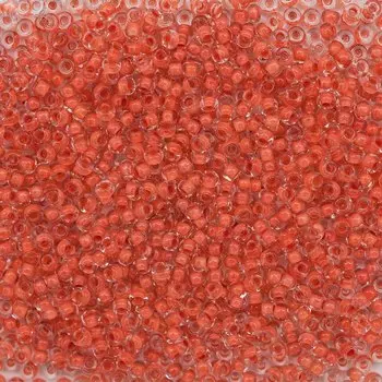 (38389) 331-19001-10/0 Бисер прозрачный с цветным центром 10/0, круг.отв., 20гр Preciosa