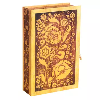 3847835 Коробка - книга «Берестяная », 20*12,5*5 см