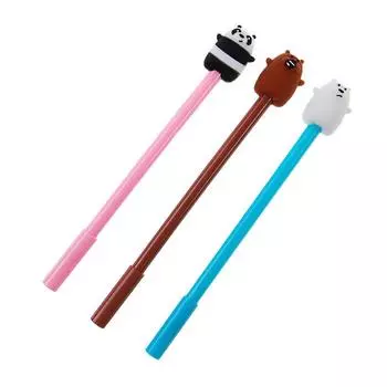 3858278 Ручка гелевая-прикол МИКС Мишка