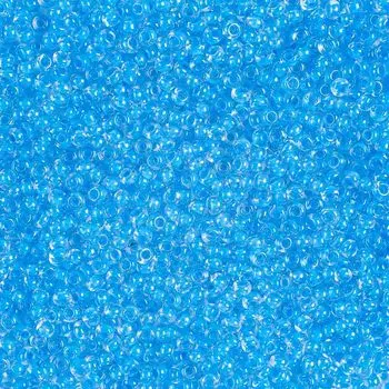 (38636) 331-19001-10/0 Бисер прозрачный с цветным центром 10/0, круг.отв., 20гр Preciosa