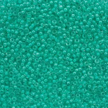 (38653) 331-19001-10/0 Бисер прозрачный с цветным центром 10/0, круг.отв., 20гр Preciosa