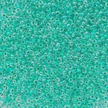 (38658) 331-19001-10/0 Бисер прозрачный с цветным центром 10/0, круг.отв., 20гр Preciosa