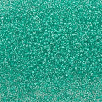 (38658) Бисер прозрачный с цв.центром и покрытием 10/0, круг.отв., 50г, Preciosa