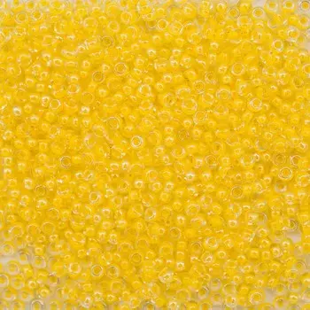 (38686) 331-19001-10/0 Бисер прозрачный с цв. центром и покрытием 10/0, круг.отв., 20гр Preciosa