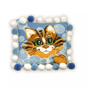 386 Набор для вышивания Риолис подушка 'Кот', 30*30 см