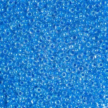 (38836) 331-19001-10/0 Бисер прозрачный с цв. центром и покрытием 10/0, круг.отв., 20гр Preciosa