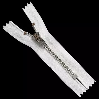 38992/08-Н Молния джинсовая 8см. бел.