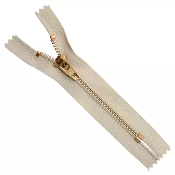 39003/10-3 Молния джинсовая 10см. беж.