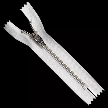 39022/10-Н Молния джинсовая 10см. бел.