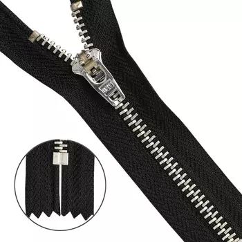 39023/10-Н Молния джинсовая 10см. чер.