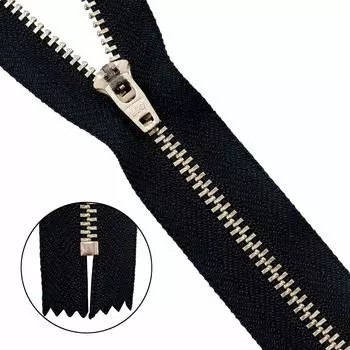 39062/14-3 Молния джинсовая 14 см. черн.