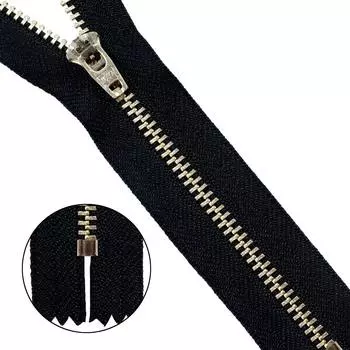 39092/16-3 Молния джинсовая 16 см. черн.