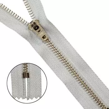 39093/16-3 Молния джинсовая 16см. беж.