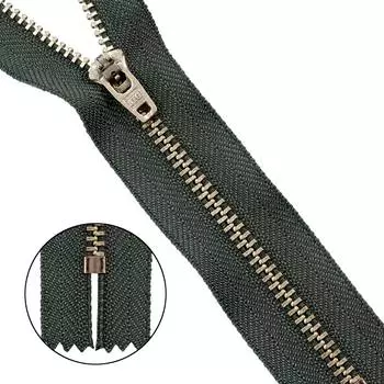 39096/16-3 Молния джинсовая 16см хаки