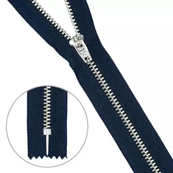 39141/18-Н Молния джинсовая 18см син.