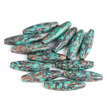 3932 Бусины декоративные, 35*10 мм, упак./13 шт., 'Астра'