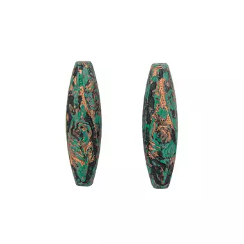 3932 Бусины декоративные, 35*10 мм, упак./2 шт., 'Астра'