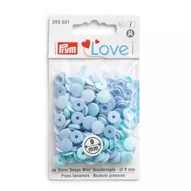 393501 Кнопки Color Snaps Mini PrymLove, синий цв., 36шт Prym