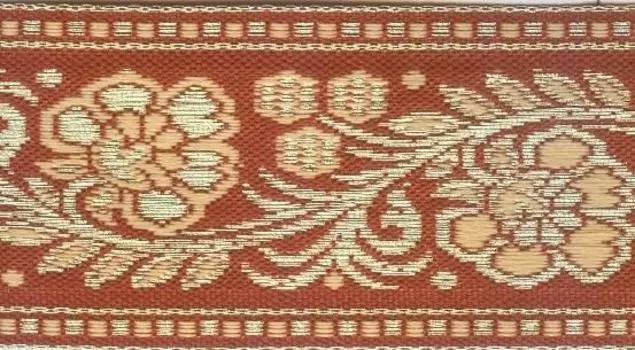 3962 Тесьма жаккардовая, 40 мм*16,4 м (8)