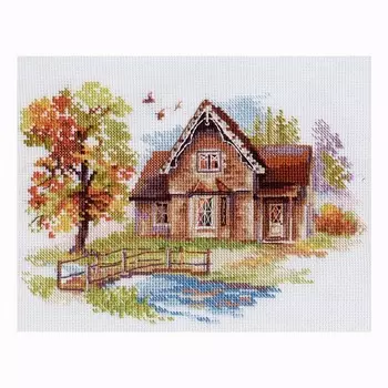 3-21 Набор для вышивания АЛИСА 'Сентябрьский домик' 18*14см