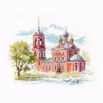 3-24 Набор для вышивания АЛИСА 'Переславль-Залесский. Сорокосвятская церковь' 22*18см