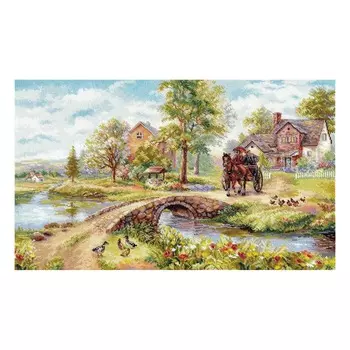 3-25 Набор для вышивания АЛИСА 'Воскресная прогулка' 51*31см