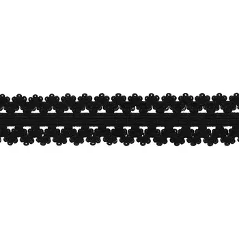 3AR080 Резинка ажурная 2см*50м (черный)