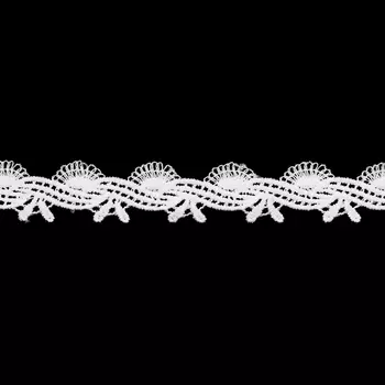 3AR101 Кружево матовое гипюр 2см*13,72м (белый)