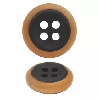 3AR1130 Пуговица дерев. на 4 пр. 24L (01 т-синий)