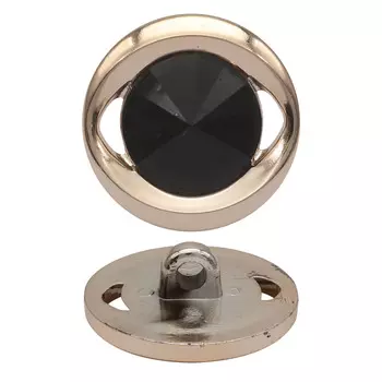 3AR1140 Пуговица со стекл. стразом 40L (TY1549 черный)